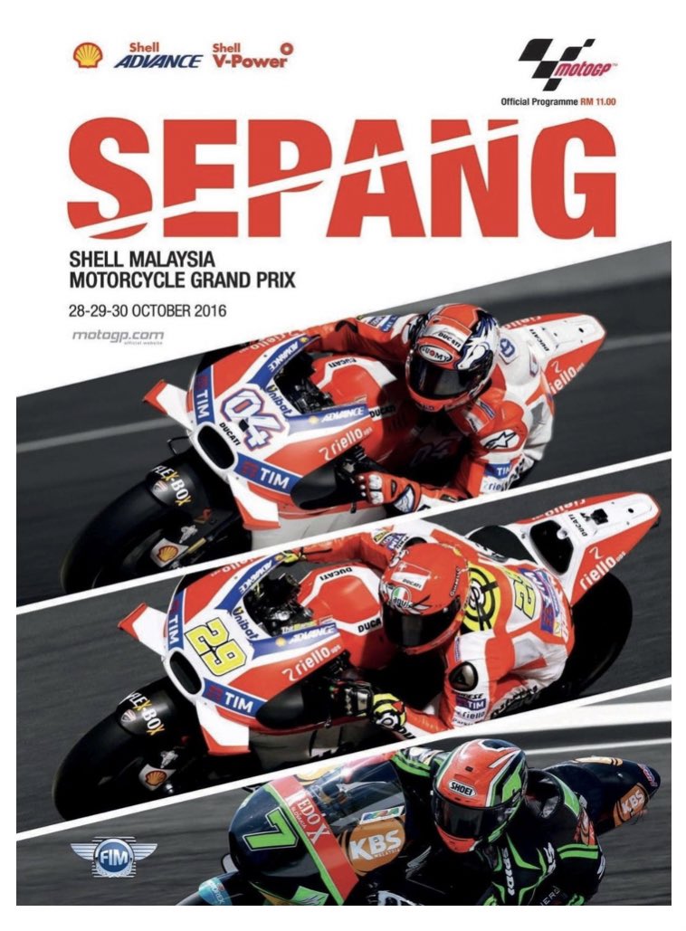 AntonioRamosGP's tweet photo. GP of Malaysia 2016 π²πΎπ
#MalaysianGP #Sepang #OldProgrammes https://t.co/mGOklnexzB