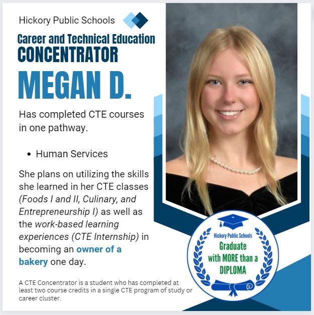 😎November is Career Development month and we’re celebrating our CTE Concentrators!