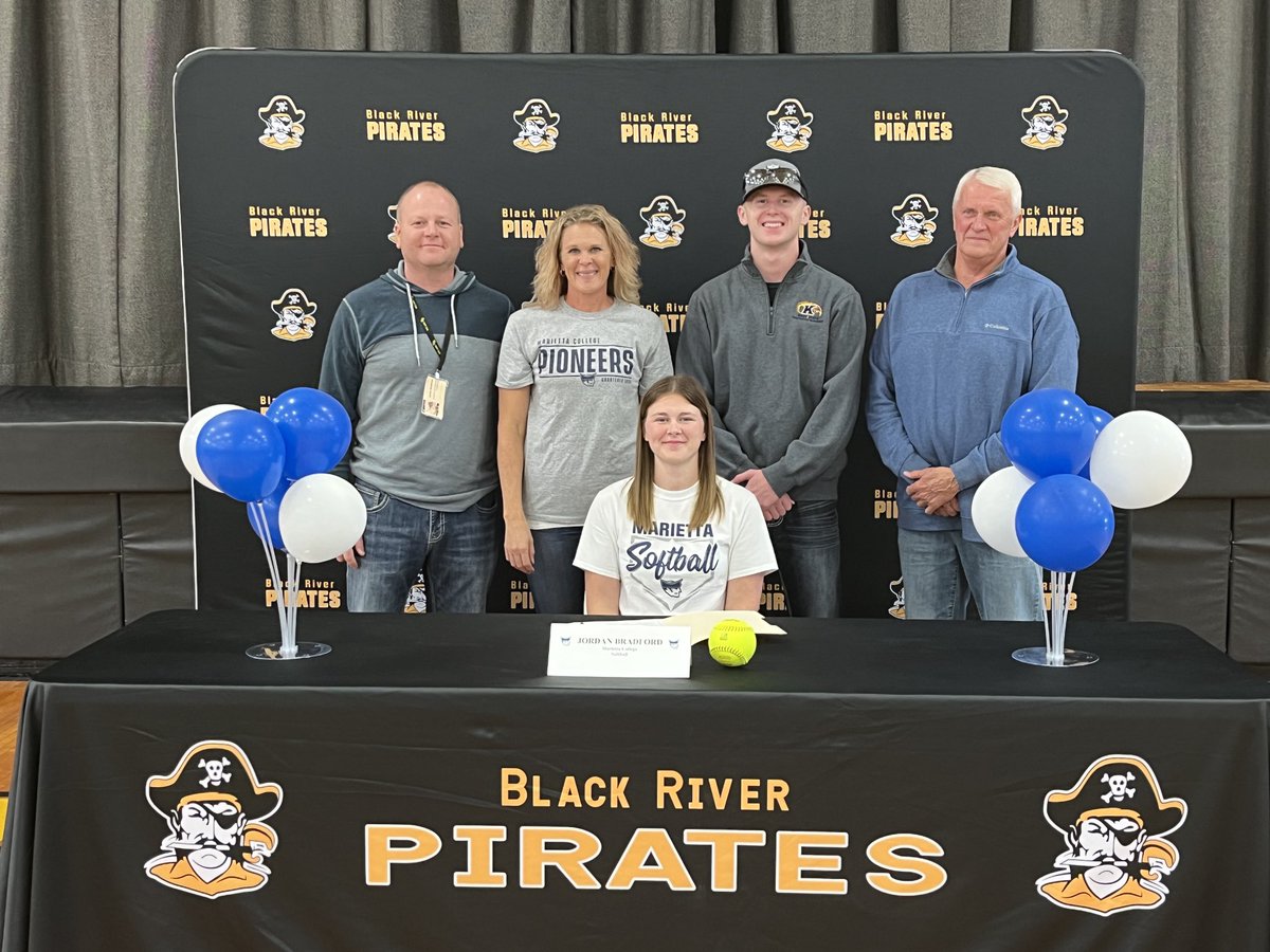 B.R. Athletics (@briverathletics) on Twitter photo Congratulations to Jordan Bradford who signed her NLI to continue her softball career <a href="/ettasoftball/">Marietta Softball</a>! Congratulations Jordan and good luck to you!
<a href="/BRlocalschools/">Black River Local School District</a> Congratulations to Jordan Bradford who signed her NLI to continue her softball career <a href="/ettasoftball/">Marietta Softball</a>! Congratulations Jordan and good luck to you!
<a href="/BRlocalschools/">Black River Local School District</a>
