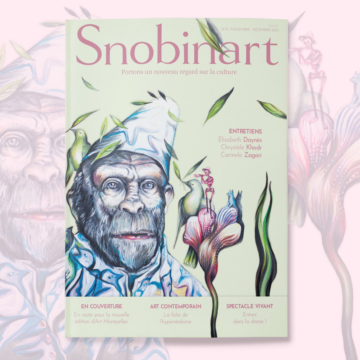 Le nouveau <a href="/MagSnobinart/">Snobinart</a> est arrivé ! Numéro 15 ! #culture #art #spectaclevivant