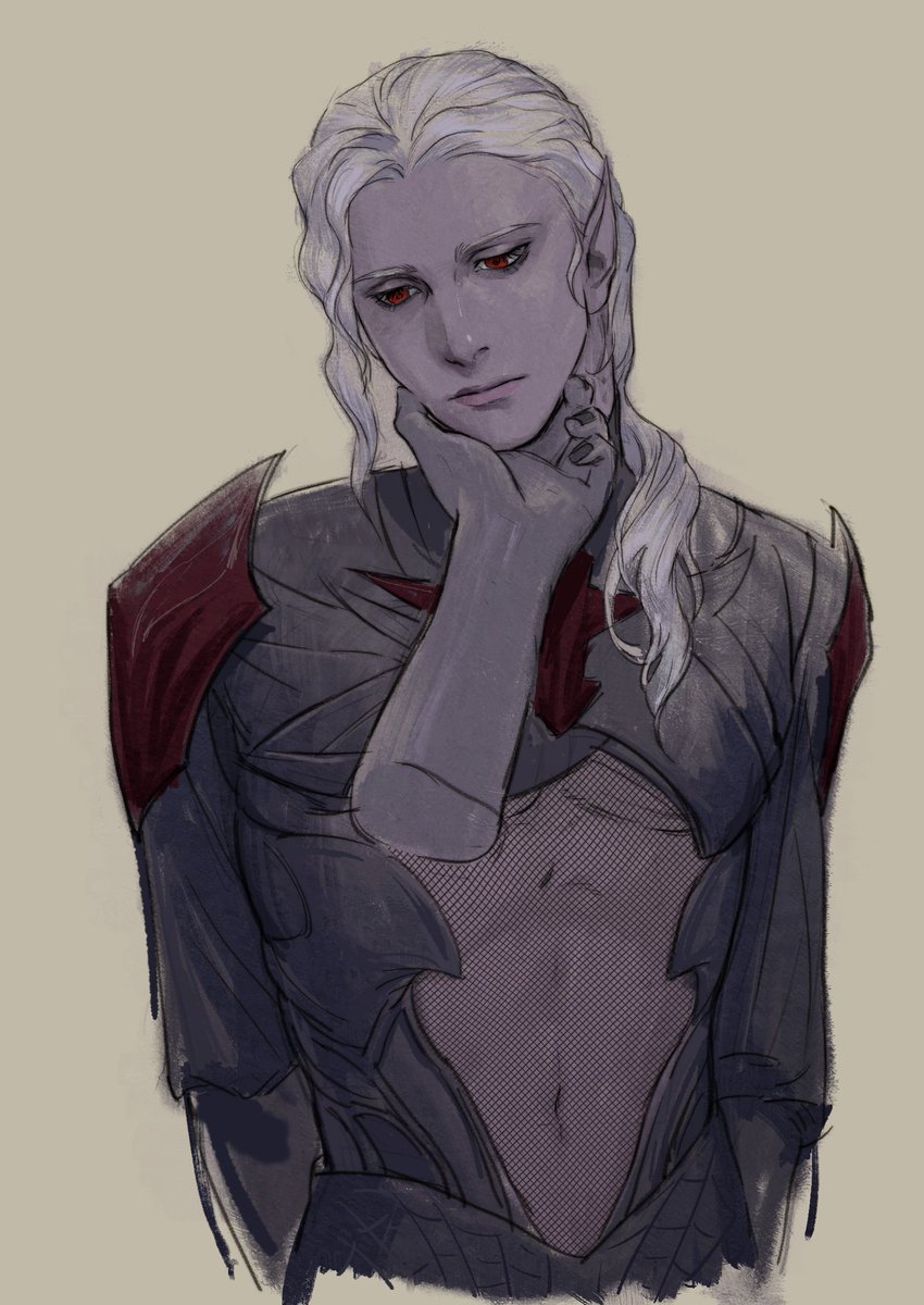 theOldCrane's tweet photo. something based on Drow Kar'niss designed by @yabuharaebizo https://t.co/vl0bpcKOSO