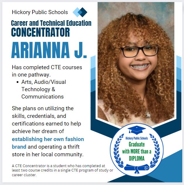 😎Through CTE, students can start their path toward a career that they are passionate about, while earning valuable experience, college credits and more.