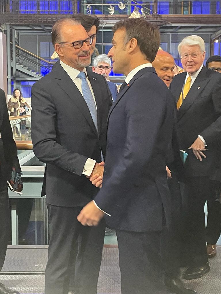 I would like to personally thank President <a href="/EmmanuelMacron/">Emmanuel Macron</a> for being a champion in Europe in the fight against climate change.

The #OnePlanetPolarSummit addresses the accelerating changes in the polar regions due to rising atmosphere and ocean temperatures.

Without satellite