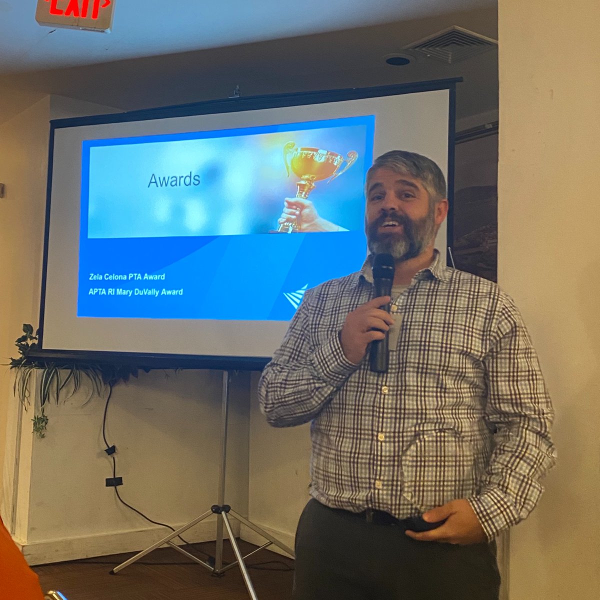 Highbar (@highbarhealth) on Twitter photo What a great night at the <a href="/RIAPTA1/">APTA Rhode Island</a> Annual Conference! Congratuls to Greg Doucette who received the Mary I. DuVally Distinguished Service Award🏆. Greg's dedication to the <a href="/RIAPTA1/">APTA Rhode Island</a> and the community has advanced the field of PT. #APTA #award #distinguishedservice #highbar What a great night at the <a href="/RIAPTA1/">APTA Rhode Island</a> Annual Conference! Congratuls to Greg Doucette who received the Mary I. DuVally Distinguished Service Award🏆. Greg's dedication to the <a href="/RIAPTA1/">APTA Rhode Island</a> and the community has advanced the field of PT. #APTA #award #distinguishedservice #highbar