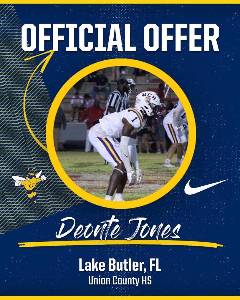 Deonte Jones (@deontej_1) on Twitter photo After a great conversation with <a href="/JameslewisCoach/">James Lewis</a> I'm blessed to receive an offer from Graceland University <a href="/rileyreeduf/">Riley Reed</a> <a href="/_CoachThomas77/">Andrew Thomas</a> After a great conversation with <a href="/JameslewisCoach/">James Lewis</a> I'm blessed to receive an offer from Graceland University <a href="/rileyreeduf/">Riley Reed</a> <a href="/_CoachThomas77/">Andrew Thomas</a>