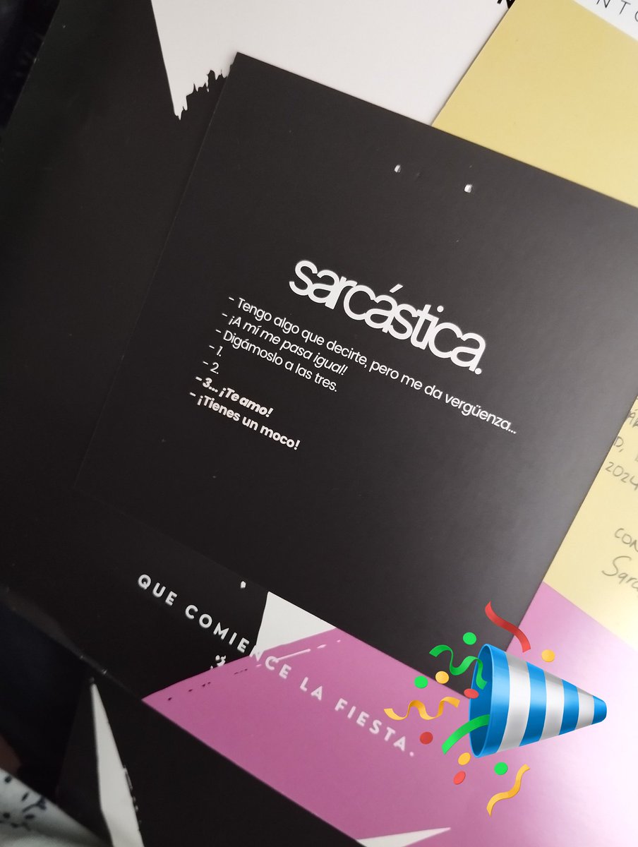 Pude recoger mi pedido con facilidad y me siento contenta y emocionada por sorprender durante estas fiestas a quienes planeo regalar este «detallito» 🤭
Muchas gracias, @sarcasticastore , que su chiste casi hizo que se me saliera un moco a mí 😅