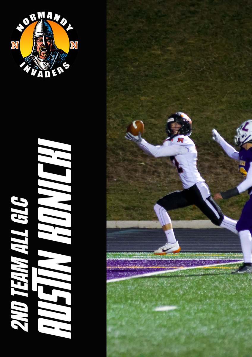 Congrats to these Invaders on earning 2nd Team all <a href="/GreatLakesConf/">Great Lakes Conference</a> Honors!!
Senior CB-Lyndale Bryant
Senior LB- Nathan Hartson
Senior WR-Austin Konicki