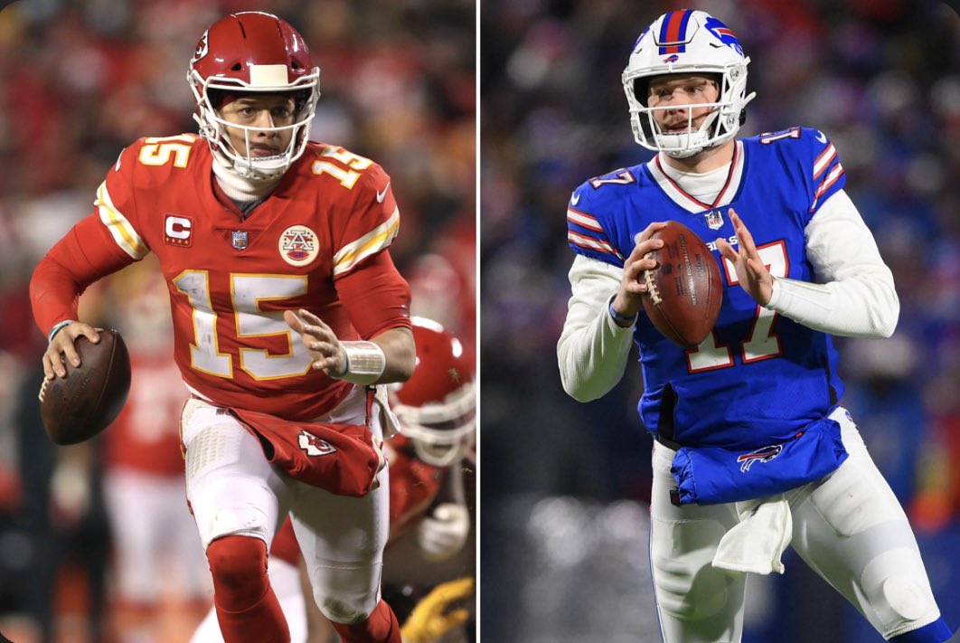 HOFSteveTasker's tweet photo. In the Bills past 5 games, they’ve scored a touchdown in 25% of their drives. Josh Allen has 6 turnovers.
 
In the Chiefs past 5 games, they’ve scored a touchdown in 20% of their drives. Mahomes has 6 turnovers.
 
One QB is “broken”
One QB is “heroic”
 
#BillsMafia #ChiefsKingdom https://t.co/9umGfqRrhV