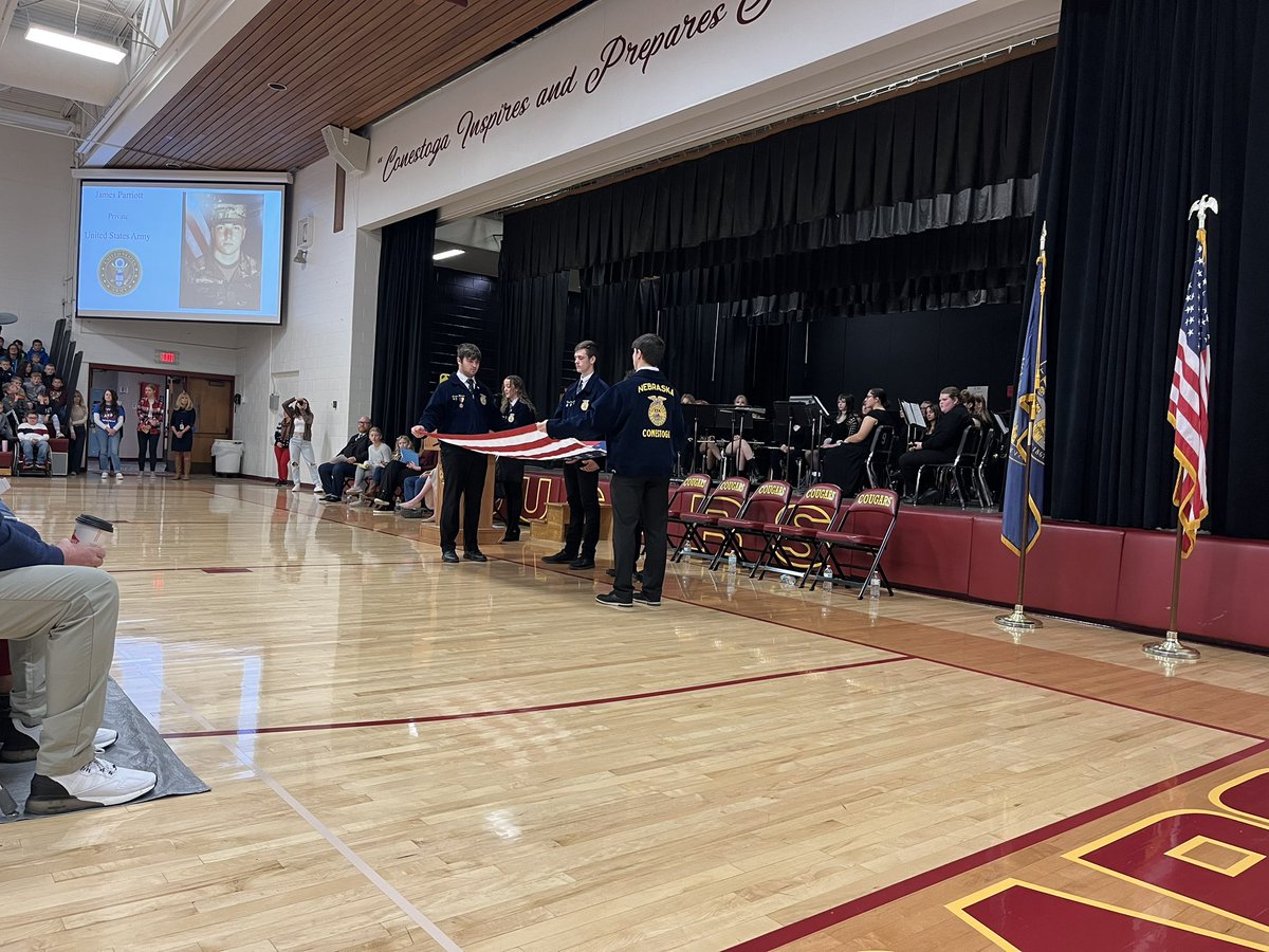 Happy Veteran’s Day and thank you to Conestoga Jr./Sr. High for letting us be a part of the Veteran’s Day Program!🇺🇸