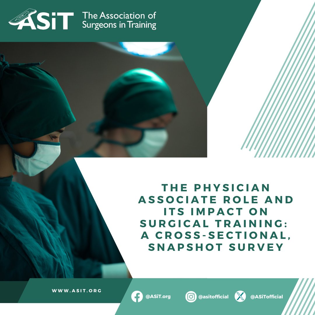 Our survey on the role of Physician Assistants (PAs) and their impact on training has reached a record-breaking 2000 responses!

Report is due to be released shortly and will be used to guide progressive, evidence based steps in dialogue relating to PAs within surgical workforce.