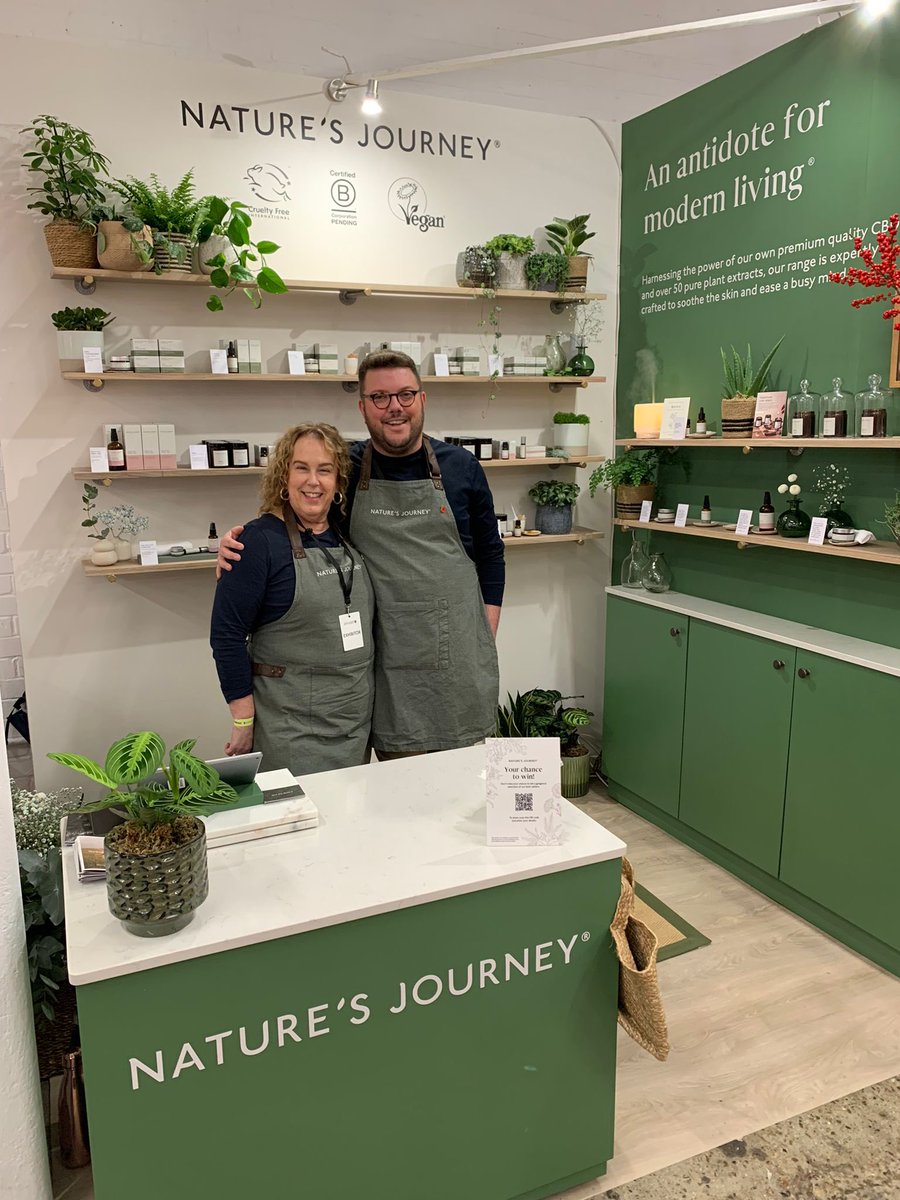 The Nature’s Journey team will be at <a href="/StylistEventsUK/">Stylist Live</a> until 9pm tonight. But don’t worry, they’ll be there all weekend so stop by stand B4 and have a look. 

#stylistlive #naturesjourney #CBDskincare #wellness