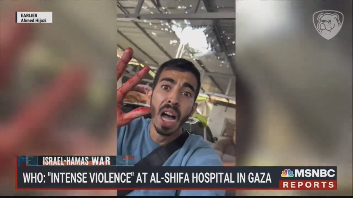 EndWokeness's tweet photo. Hamas crisis actor made it to MSNBC https://t.co/vnDIVfUtUC
