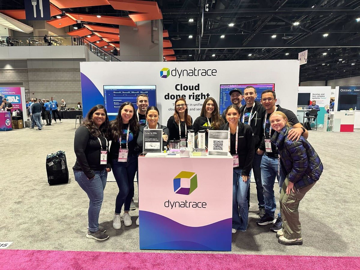 Dynatrace's tweet photo. Our Developer Observability (AKA @Rookoutlabs) and #Dynatrace team had a truly fantastic time at #Kubecon + #CloudNativeCon Chicago this week.

Thanks to everyone who stopped by to meet the team throughout this week—until next time! 👋 https://t.co/Qn6c5rhsJr