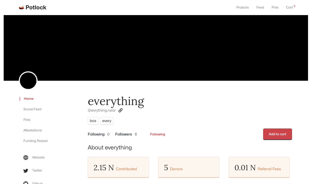 minorityprogram's tweet image. Just donated ❤️ 1 NEAR on @potlock_  to one of the OG gateways / dev tooling / that allows you to create anything as a type on #BOS @evrythingprject 

Support the #opensource project at near.social/potlock.near/w…