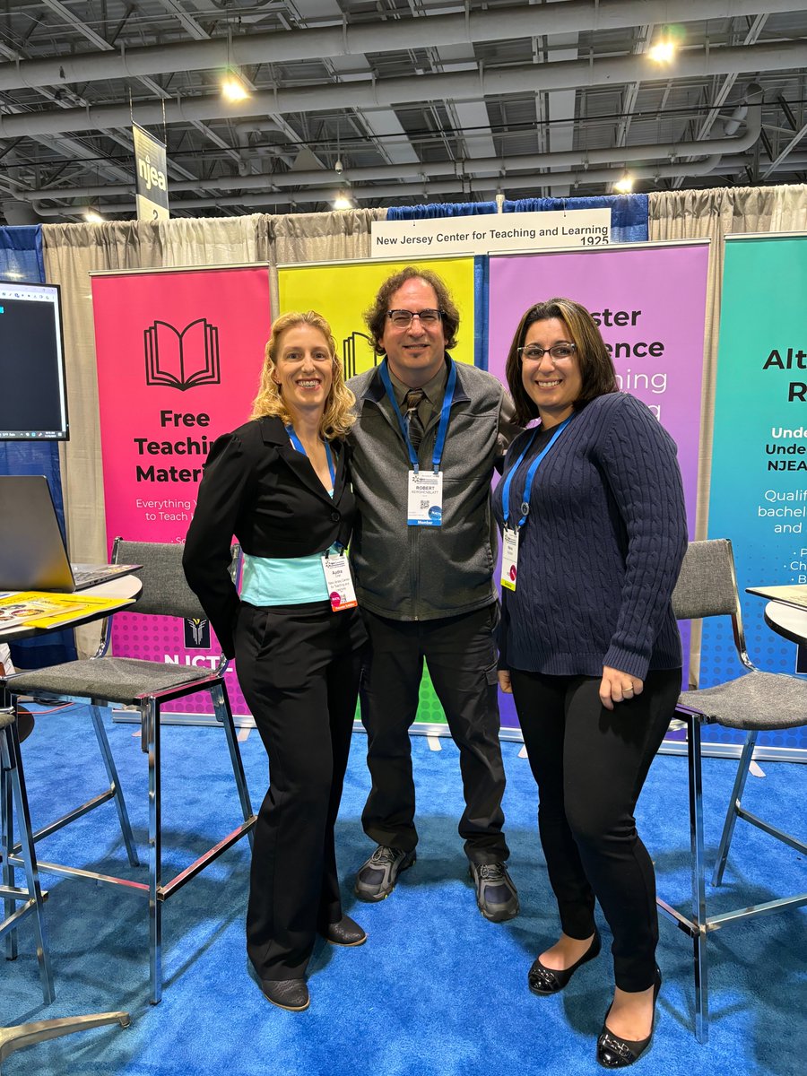 NJCTL (@njctl) on Twitter photo Excited to connect w/our students @#NJEAConvention!  Robert is one of <a href="/NJCTL/">NJCTL</a>'s Alt Route for Shortage Area candidates w/his two math instructors!
Know anyone with a bachelor's degree (any major, any GPA) who'd like to teach in NJ?  njctl.org/teacher-educat… Excited to connect w/our students @#NJEAConvention!  Robert is one of <a href="/NJCTL/">NJCTL</a>'s Alt Route for Shortage Area candidates w/his two math instructors!
Know anyone with a bachelor's degree (any major, any GPA) who'd like to teach in NJ?  njctl.org/teacher-educat…