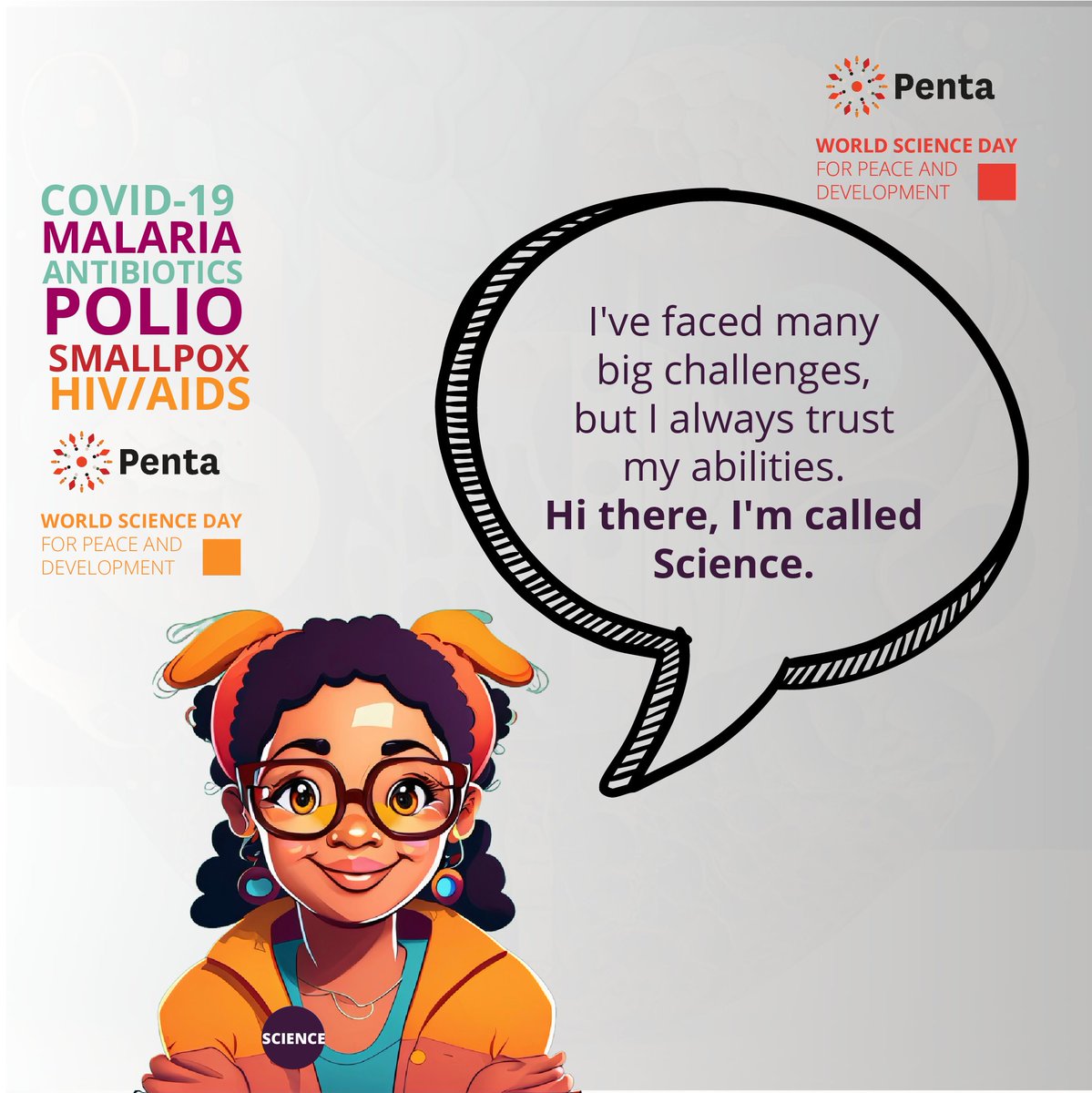 Penta_ID's tweet photo. From vaccinations to nutritional studies, trust in science means healthier outcomes for our kids. This World Science Day, letโs support scientific advancements for our youngest generations. ๐งฌ๐ฌ๐ถ #ScienceForChildren #WorldScienceDay #HealthyFutures" https://t.co/fjMWRYh5LN