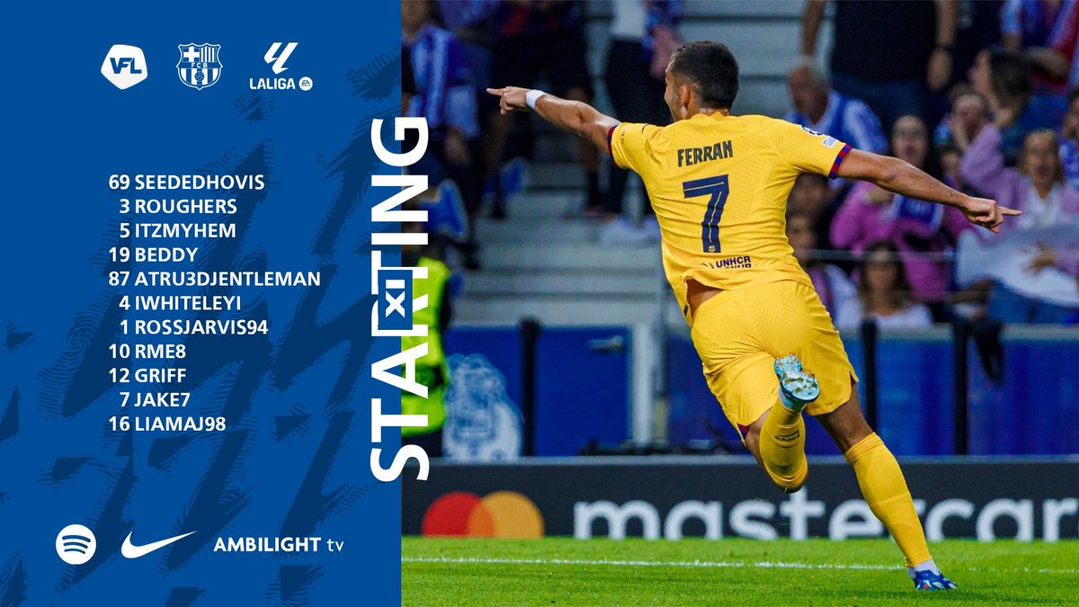 Tonight’s lineup 💙❤️ <a href="/TheVFL_/">VFL</a> 

🎨: <a href="/yarmology/">Fran 🍥</a> / <a href="/liamaj98/">liam</a>