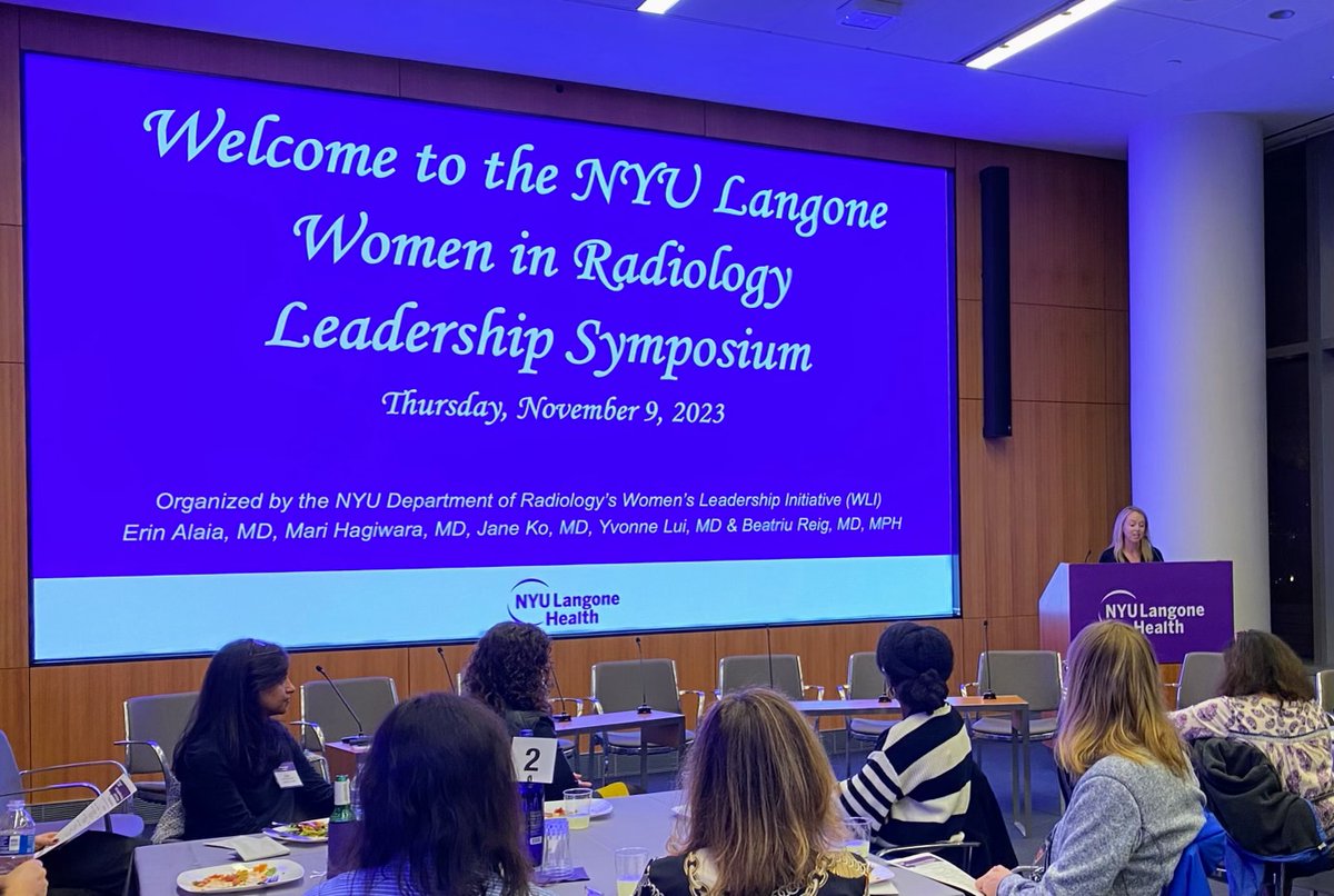 Erin Alaia (@erinalaia) on Twitter photo The first <a href="/NYUImaging/">NYU Langone Health Department of Radiology</a> Women in Radiology Leadership Symposium was a success! Outstanding lectures from our invited chairs Drs. Casagranda and Pandharipande, and excellent panel discussion.
<a href="/B2Casagranda/">Bethany Casagranda</a> <a href="/BredellaMD/">Miriam Bredella, MD, MBA, FACR</a> <a href="/DrLindaMoy/">Linda Moy</a> <a href="/CMercadoMD/">Cecilia Mercado MD</a> <a href="/NicoleHindmn01/">Nicole Hindman</a> <a href="/bea_reig/">Bea Reig, MD</a> The first <a href="/NYUImaging/">NYU Langone Health Department of Radiology</a> Women in Radiology Leadership Symposium was a success! Outstanding lectures from our invited chairs Drs. Casagranda and Pandharipande, and excellent panel discussion.
<a href="/B2Casagranda/">Bethany Casagranda</a> <a href="/BredellaMD/">Miriam Bredella, MD, MBA, FACR</a> <a href="/DrLindaMoy/">Linda Moy</a> <a href="/CMercadoMD/">Cecilia Mercado MD</a> <a href="/NicoleHindmn01/">Nicole Hindman</a> <a href="/bea_reig/">Bea Reig, MD</a>