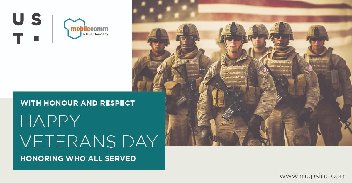 mobilecomm_inc's tweet photo. Saluting our brave heroes who have served our nation with honor and courage. Happy Veterans Day!
#GratefulForOurHeroes #VeteransDay2023 #ServiceAndSacrifice #telecommunications #5g #5gnetwork #MobileComm #usa #Canada https://t.co/qTooPZm8vX