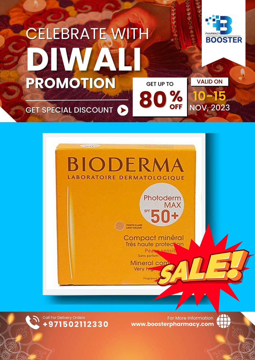 boostergroup_ae's tweet photo. 🛒🎉 DIWALI PROMOTION 🎉🛒

With @boosterpharmacy you can save more and FREE DELIVERY(t&amp;c applies) 🛵

Also available in Booster Pharmacy website and Instashop. 

📍 Dubai, United Arab of Emirates
📞 +971509277141
📞 +971502112330

#boosterpharmacy #diwali #diwaligifts https://t.co/mFYHTzS529