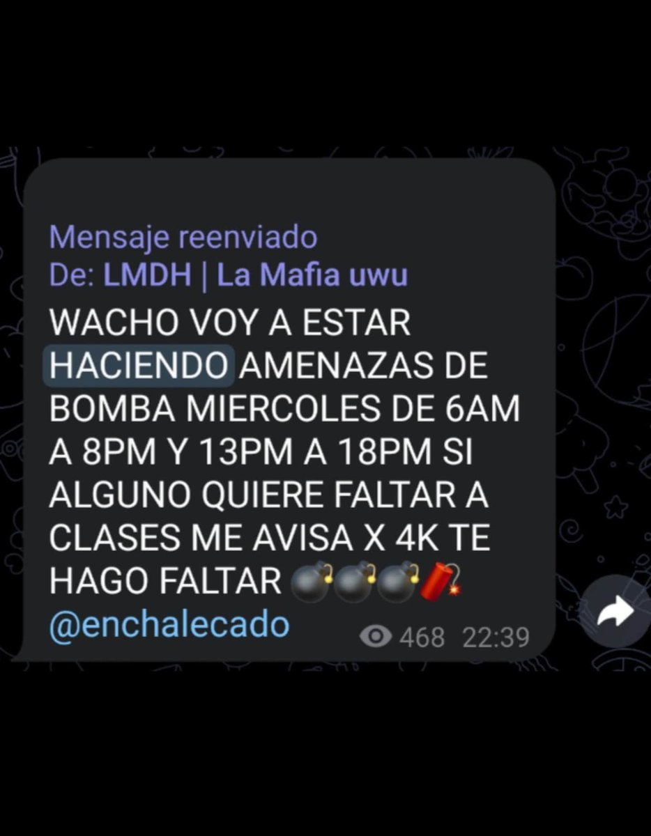 Bracesco2023's tweet photo. 🚨🚨🚨SILLAZOS EN LLA🚨🚨🚨
El virgo liberal terrorista pone bombas cobraba 4.000 pesos para amenazar de bomba a los colegios.
Libre mercado (?)
20 años en cana https://t.co/YMTACAgHYm