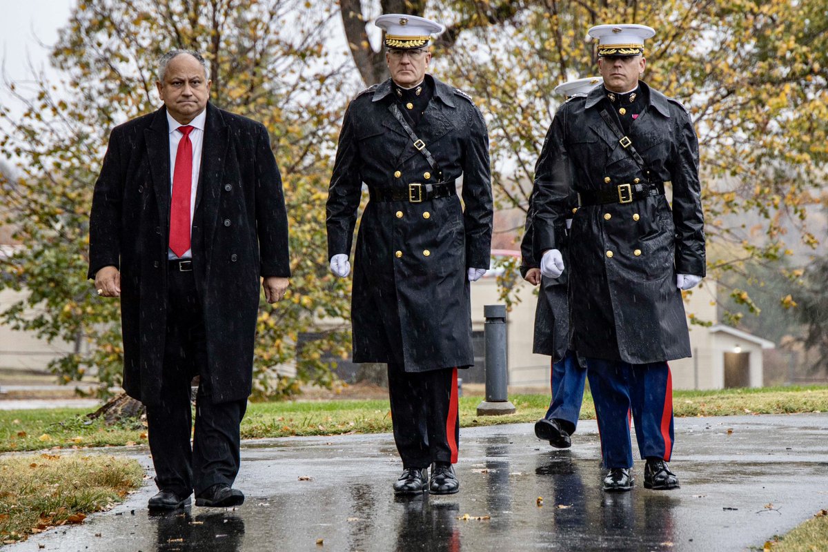 Today I commemorated the U.S. Marine Corps 248th birthday with the #Marines of Marine Barracks Washington, by laying a wreath at the Marine Corps War Memorial, honoring the sacrifices of the Marines who have selflessly served our nation. Since 1775, #SemperFidelis Marines!