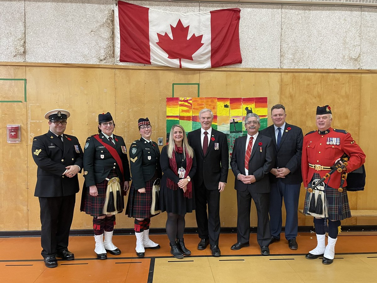 MikeSavageHFX's tweet photo. Today I had the honour to attend the Hillside Park Elementary School Remembrance Day Event. I commend the teachers and the staff who educated the students on this important part of our history. The students did an amazing job. @SteveCraigNS https://t.co/jWQPIC3TVj