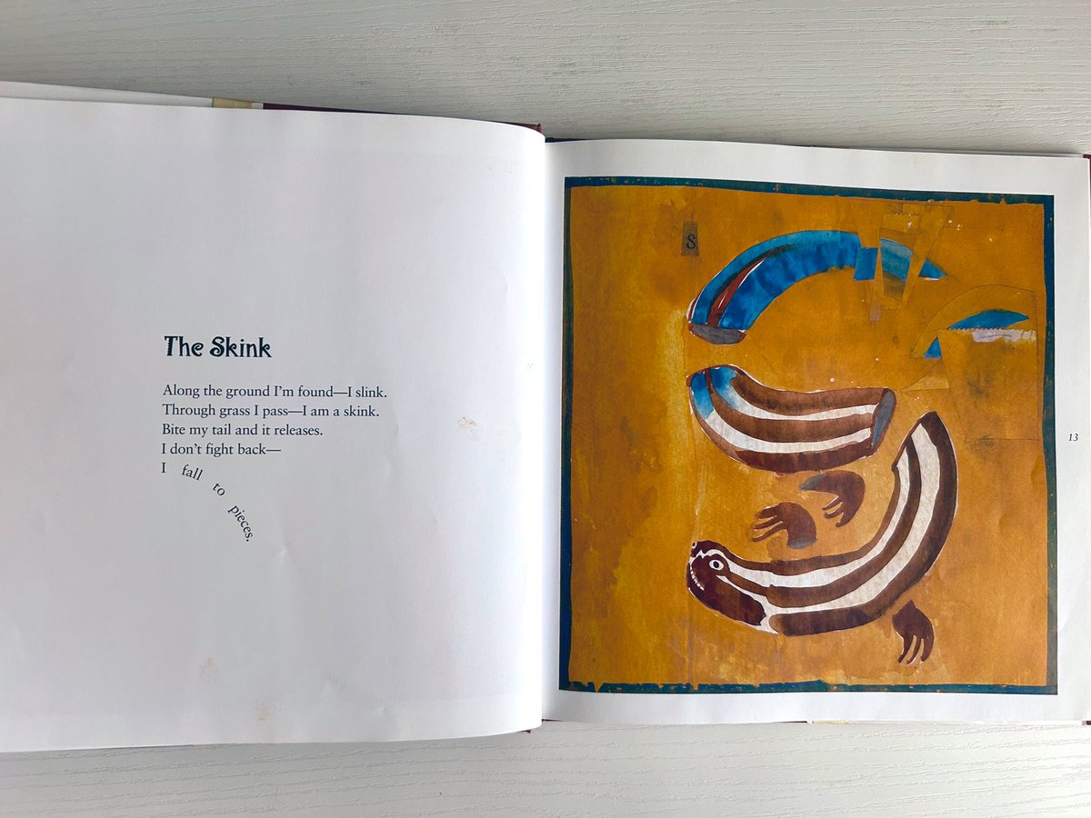 Returning to Douglas Florian’s book Omnibeasts today and relishing the witty bestiary he creates—and with such few words! #poetryforchildren #poetry #kidlit