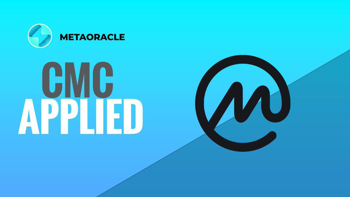 metaoracletoken's tweet photo. #METAORACLE Team have successfully applied for @CoinMarketCap
Our Request is #792068
Dexscan URL : https://t.co/YrCOoY77Fc
#CMC #CoinMarketCap https://t.co/uVz5V9jeIE