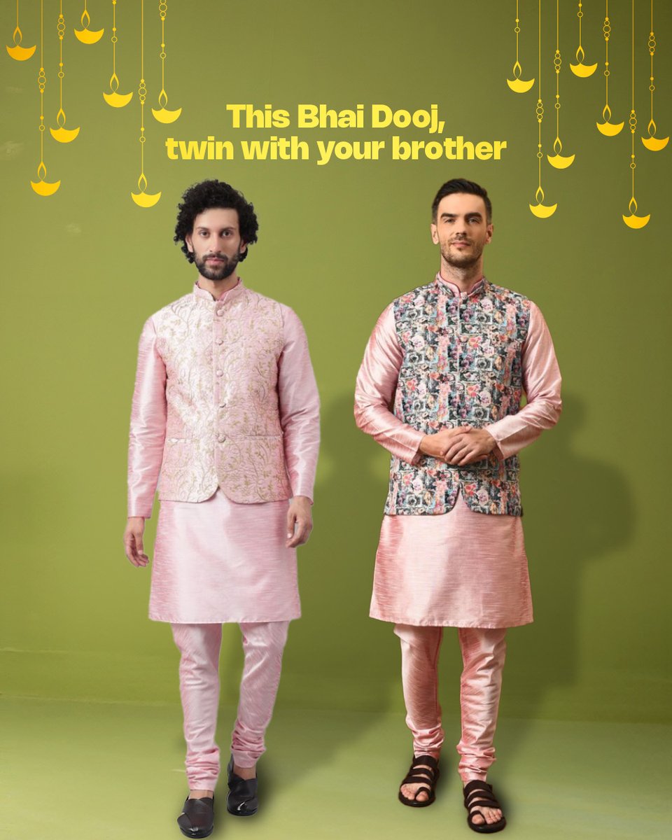 snapdeal's tweet photo. Mirror, mirror on the wall, who's the best-dressed sibling of them all? ๐
Shop the best festive collection on Snapdeal. #linkinbio
#Snapdeal #Kurta #Menswear #StylingGuide https://t.co/YLPcn18VDO