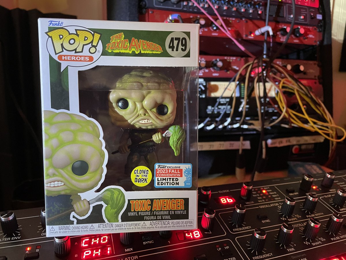 In honor of todays studio session, we have Toxie looking on. #KillerKabbage • @Troma_Team • @BattleChamber1