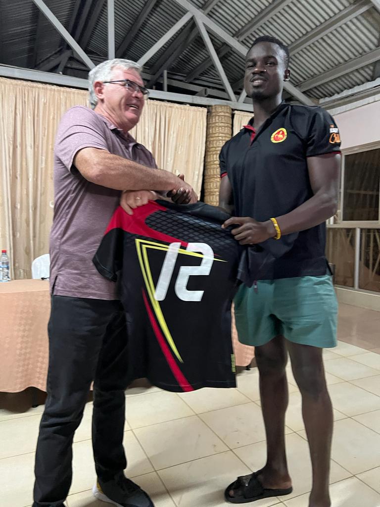 InnocentGwokto's tweet photo. Grateful for another opportunity to represent my country 🇺🇬🏉🙏🏾 https://t.co/oAxUsDu9lE