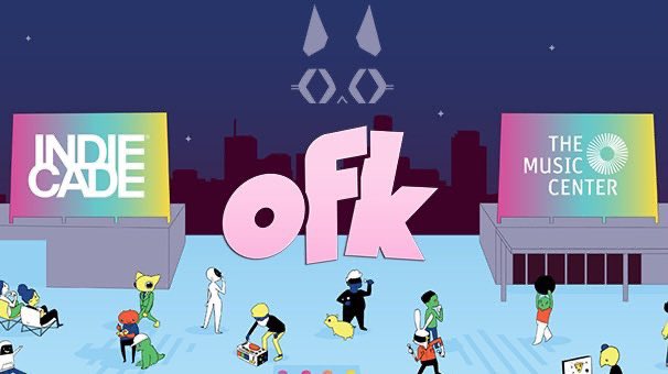 OFKband's tweet photo. 🚨 TONIGHT!!!
🎊 LOS ANGELES!!!
💃🏻 Come hear our virtual band LIVE IRL!! + play games under the stars!

//// @IndieCade #NightGames
/// DTLA at @MusicCenterLA
// Doors 6pm // Music 7:15
/ FREEEE /////// https://t.co/uYUwnvXZPA