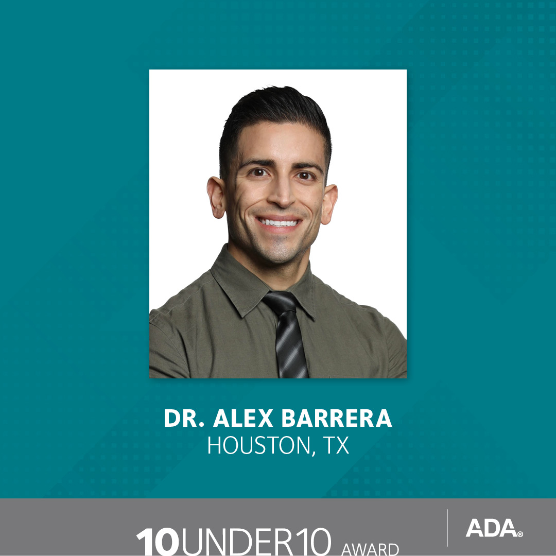 Promoting wellness and inclusivity in dentistry! Meet Houston dentist Dr. Alex Barrera, who is revolutionizing the industry with his focus on physical and mental health. Learn more about this 2023 #ADA10Under10 honoree: bit.ly/3MCT227