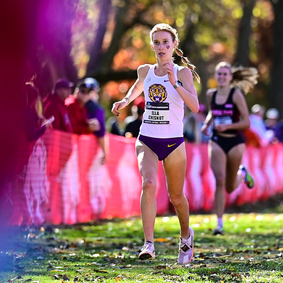 LSU XC's Ella Chestnut qualifies for NCAA XC Nationals; Women's team