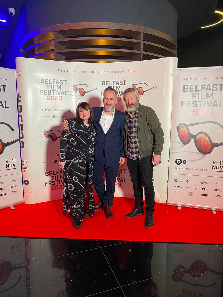 Great to get up to @BelfastFilmFes1 for The Last Rifleman. Very special night. @GeraldineMcAli1