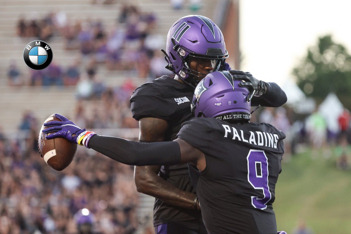 Furman tomorrow 🟣⚪️ the 11th
Appreciate the love! 
<a href="/CoachColder/">Cory Colder</a> <a href="/DrewDudzik/">Drew Dudzik</a> <a href="/PaladinFootball/">Furman Football</a> <a href="/Waltjr2222/">Upper Echelon Sports & Perfomance</a>