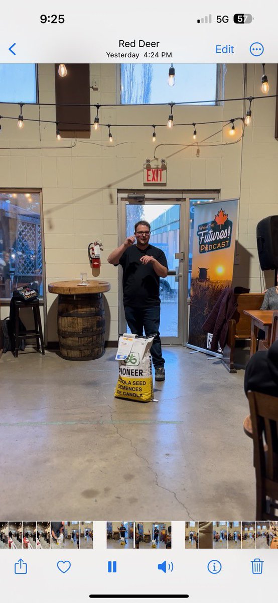 We have a bunch of THANK YOUs to get out there after yesterdays super fun podcast launch party. Big thanks to <a href="/PioneerSeedsCA/">Pioneer Seeds Canada</a> <a href="/corteva/">Corteva Agriscience</a> <a href="/TowerFarmsLtd/">Tower Farms Ltd</a> for sponsoring a fantastic door prize! Matt &amp; Steph from Correction Line Farms went home with 10 acres of absolute GOLD! #P516L