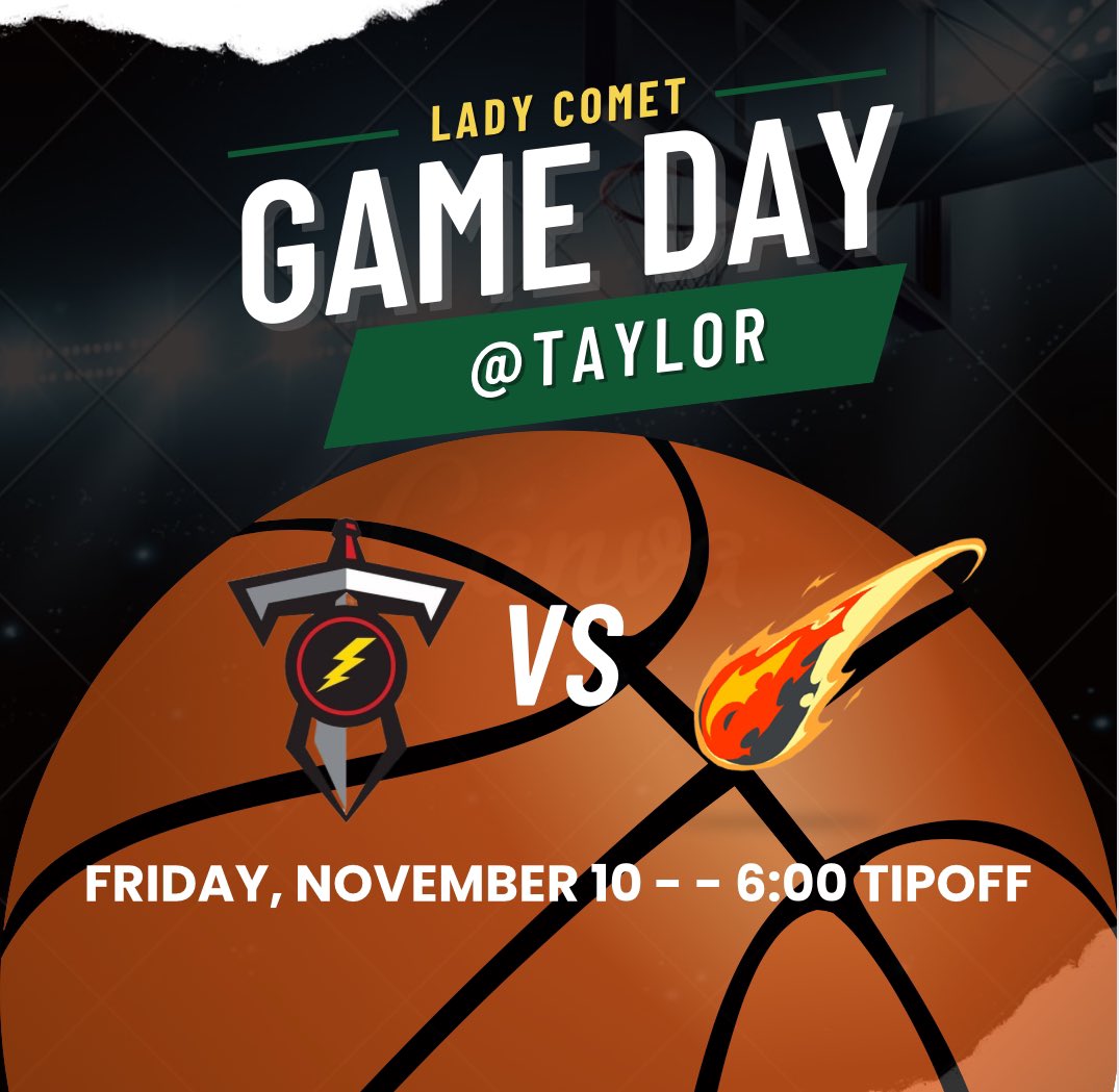 It’s game day!  Come over to Taylor for our game!  Game starts at 6 and it is varsity only!