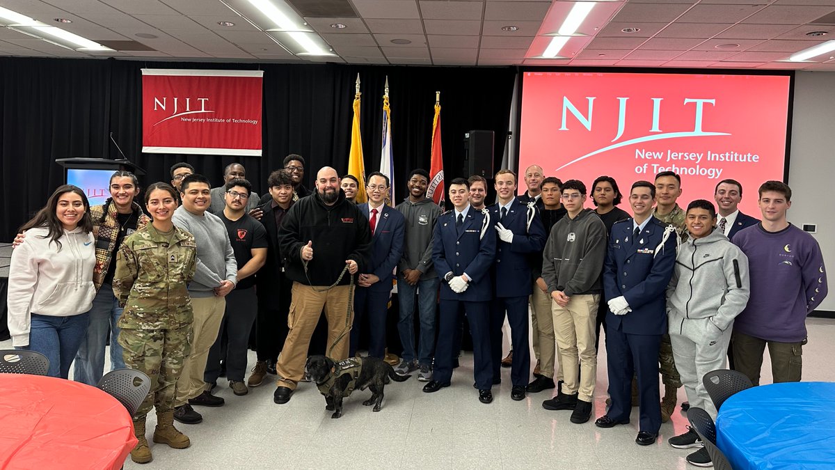 NJIT salutes those who have served in the United States Armed Forces, and we are proud of the many NJIT students, faculty, staff, and alumni who have served.

It was great to be with our Veteran Student Organization to celebrate them today. 

#NJITMakes opportunities for Veterans