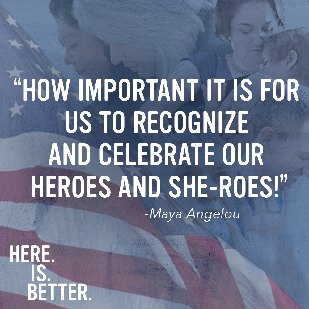 On Veterans Day, &amp; all days- the HERE. IS. BETTER. team celebrates all Veterans for their service. We especially thank the heroes in our film, who bravely opened their lives to us in the hope of spreading awareness about PTSD. We couldn’t have done this without you. #VeteransDay