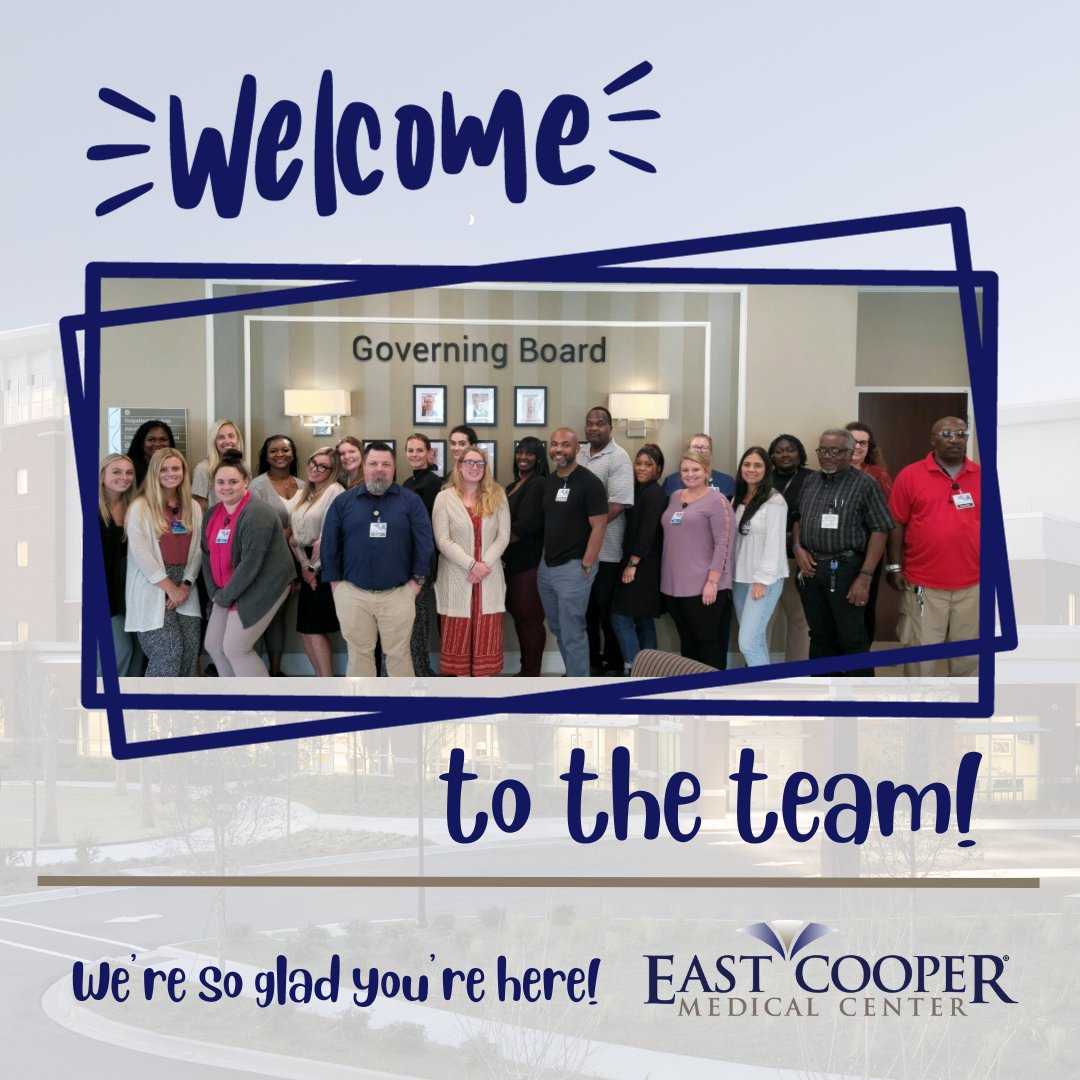 ECooperMedCtr's tweet photo. Join us in welcoming the newest members of the East Cooper family! 👋✨ We are #BetterTogether! https://t.co/dK7EbJfoyY
