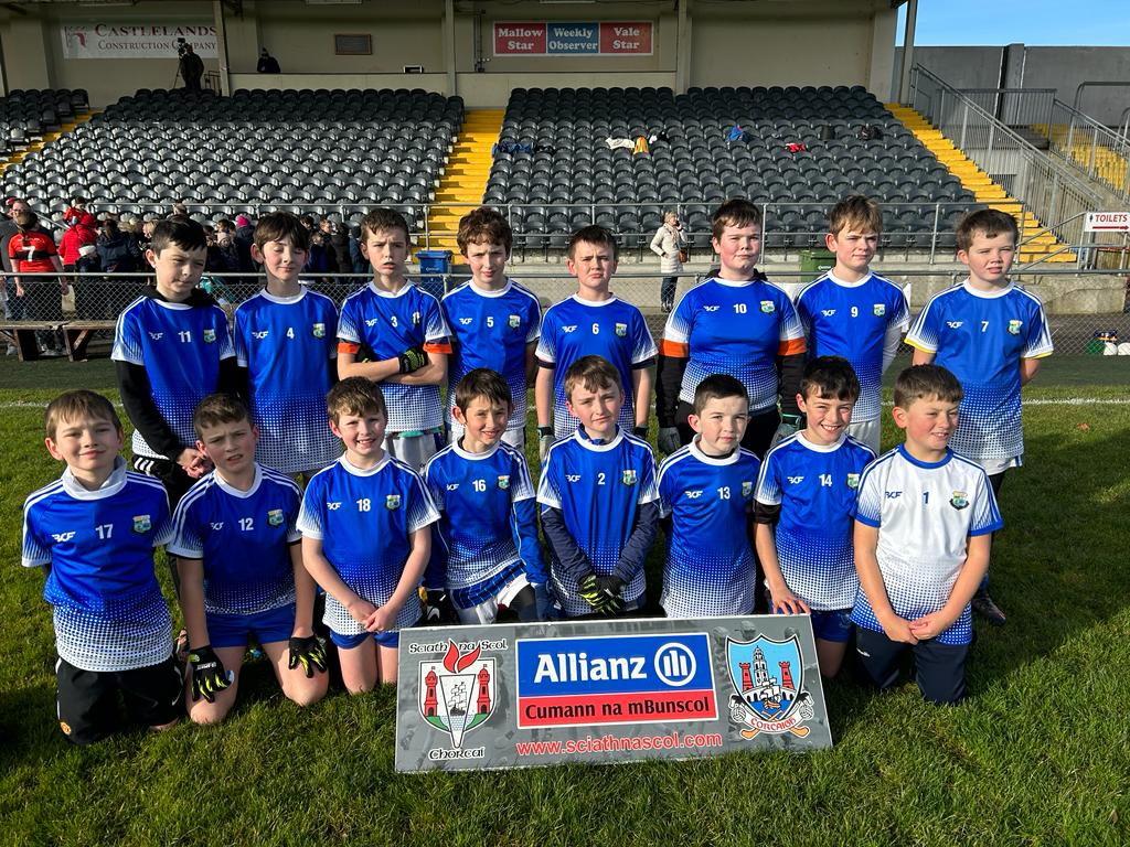 Great football skills displayed by the school teams that took part in North Corks @AllianzIreland @sciathnascol Football finals on Weds last!