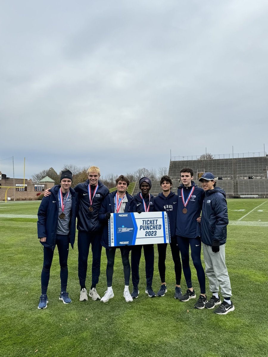 NovaTrackXC's tweet photo. 𝐓𝐄𝐀𝐌 𝐓𝐈𝐂𝐊𝐄𝐓 𝐏𝐔𝐍𝐂𝐇𝐄𝐃 🎟️

Scoring 73 points, the men finished second to earn a automatic team bid to the 𝟐𝟎𝟐𝟑 𝐍𝐂𝐀𝐀 𝐗𝐂 𝐂𝐇𝐀𝐌𝐏𝐈𝐎𝐍𝐒𝐇𝐈𝐏𝐒!

#GoNova https://t.co/MO6Q7l5MWk
