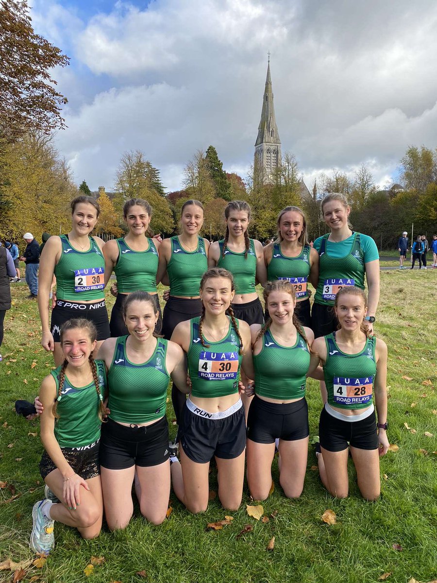 GaffneySinead's tweet photo. Fun but busy 24 hours representing @MedicineAtUL at the Jack Flanagan intervarsity competition in TCD last night and @UL_Athletics at the intervarsity road relays in Maynooth today 🥰  So grateful for all these opportunities in my final year! https://t.co/UwUV5jDl01
