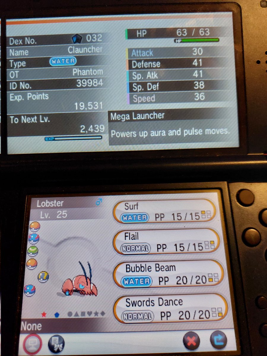 phantomthief528's tweet photo. The next shiny for my team and its beautiful thank god. I also got to shinys from it. I can now say chain fishing is fun. #Pokemon #shiny https://t.co/oyk8AQh8HY
