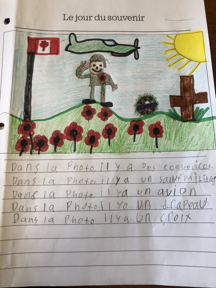 N’oublions jamais - par les 4e années. 

So proud of the grade 4 students who are improving their French everyday! 

<a href="/HCDSBFrench/">HCDSBFrench</a> <a href="/StMaryOakville/">St. Mary Oakville</a>