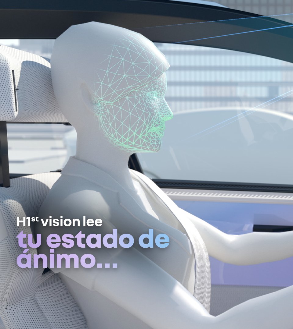 Renault_Co's tweet photo. El #HumanFirst #Vision concept car, co-creado por #SoftwareRepublique y #Renault incluye una cámara y un micrófono que pueden detectar el estado de ánimo del conductor y adaptar el ambiente interior. https://t.co/ETC1r2hAHe