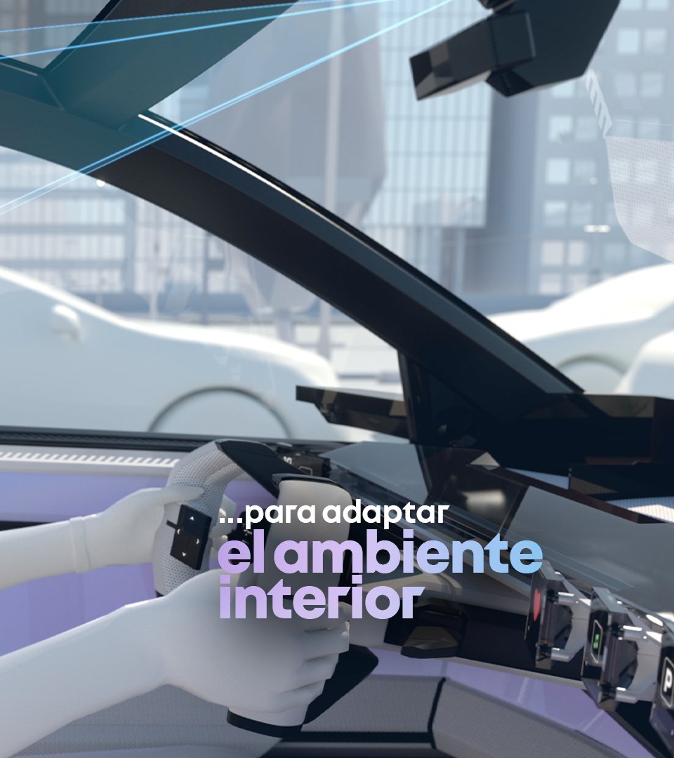 Renault_Co's tweet photo. El #HumanFirst #Vision concept car, co-creado por #SoftwareRepublique y #Renault incluye una cámara y un micrófono que pueden detectar el estado de ánimo del conductor y adaptar el ambiente interior. https://t.co/ETC1r2hAHe