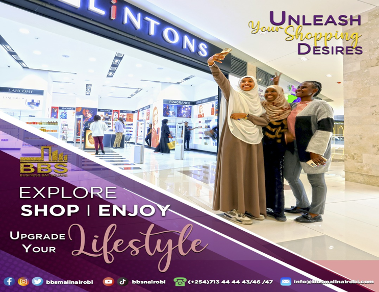 ntvkenya's tweet image. SP: Unleash your shopping desires at BBS Mall! 🛍️✨Upgrade your lifestyle with every stroll. Indulge in the joy of shopping and capture moments that elevate your shopping experience. 

#UpgradeYourLifestyle #BBSMallMagic #ShoppingJoys
@bbsmallnairobi